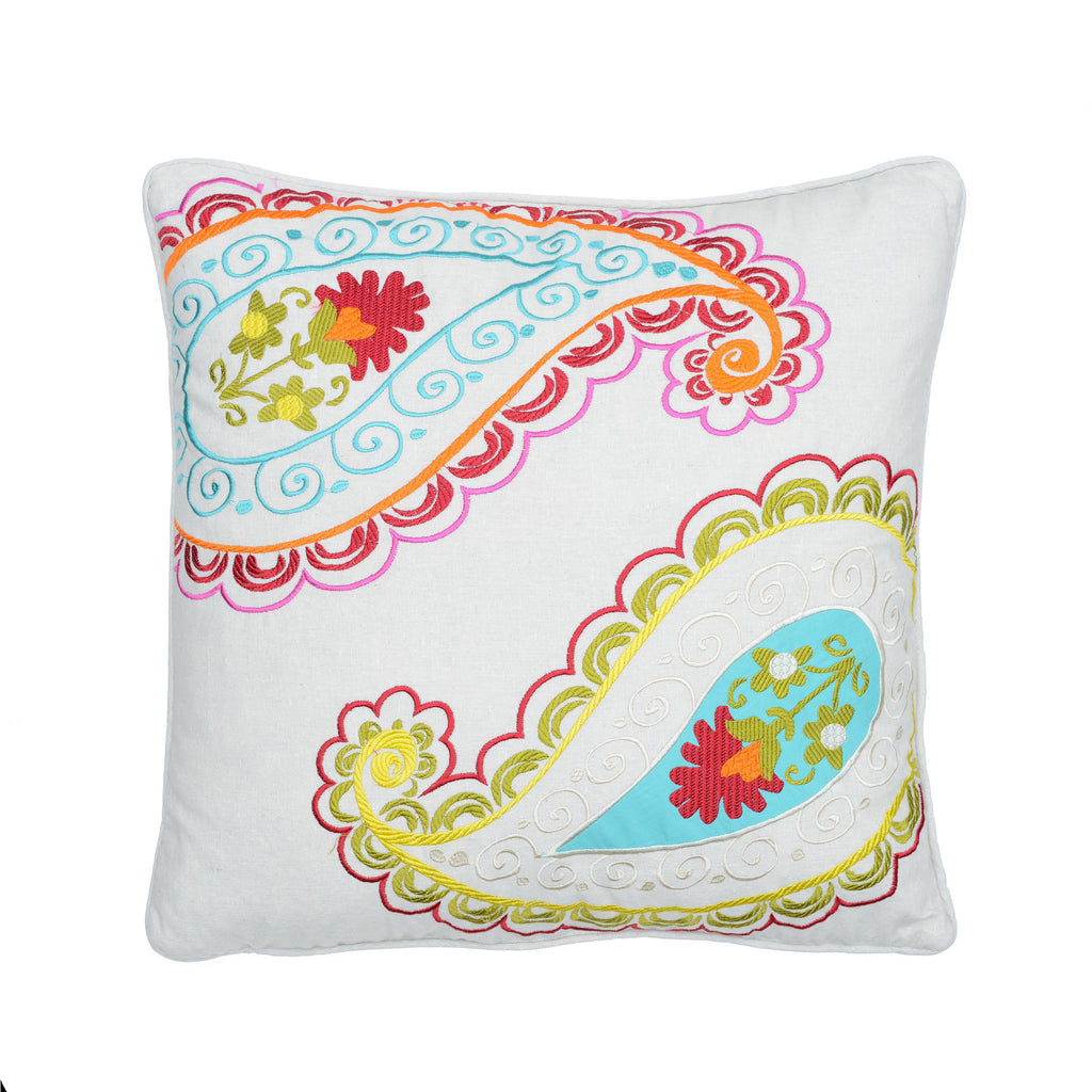 Windsong Paisley Pillow